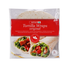 Wraps tortilla Spar original 
