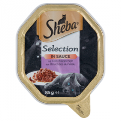 Karma dla kota sheba selection cielęcina w sosie 85g 