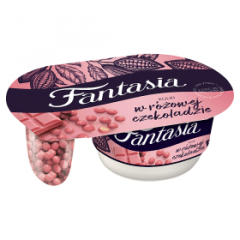 Jogurt fantasia kulki w różowej czekoladzie 102g 