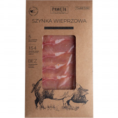 Szynka Pawęta wieprzowa dojrzewająca plastry 