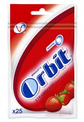 Orbit Strawberry 25 drażetek/35g