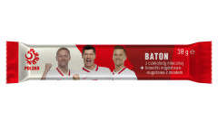 Baton millano pzpn czekoladowy z kawałkam migdał-nugat z miodem 30g 