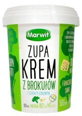 Zupa krem z brokułów z serem pleśniowym