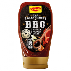 WINIARY Sos Amerykański BBQ z syropem z palonego cukru 348 g