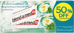 Pasta Blend-a-med Complete 7 Mild Mint 2x100ml 