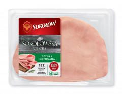 Szynka sokołów krucha gotowana 160g 