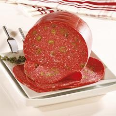 Salami hiszpańskie z oliwkami. z oliwkami