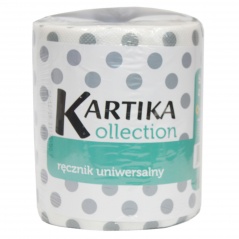 KARTIKA SILVER Ręcznik papierowy dekorowany 300 listków 2-warstwowy