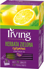 Herbata zielona cytrynowa Irving ( 1,5 g x 20 kopert)30g