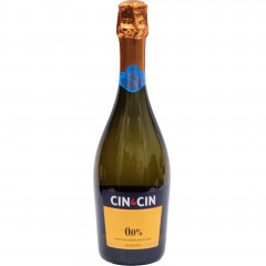 Wino musujące Cin&Cin free sparkling blanc 0% białe wytrawne