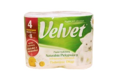 Papier Toaletowy Velvet Rumianek i Aloes Podwójnie Długi 4 rolki