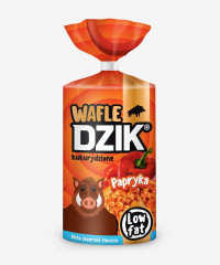 Dzik Wafle Kukurydziane Papryka 120 g