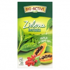 Big-Active - Herbata zielona z papają i jagodami goji (20tb. x 1,7g) 34g