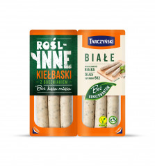 Kiełbaski Tarczyński białe roślinne z boczniakiem 200g 