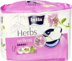 Podpaski Bella Herbs wzbogacone werbeną 12 szt.