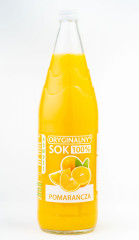 Sok 100% oryginalny pomarańczowy 1l 