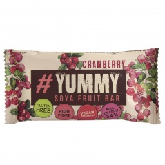 Herbatnik sojowy yummy bezglutenowy żurawina 