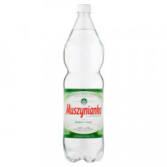 Woda lgaz Muszynianka mineralna niskonasycona CO2 doliczana jest kaucja 0,50 zł