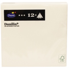 Serwetka d-lin 40cm żółta 