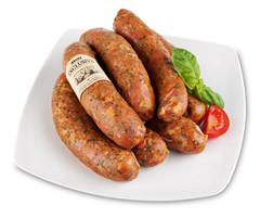 Kiełbasa z czosnkiem niedżwiedzim 