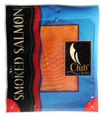 Almar Club łosoś wędzony na zimno  plastry 100g