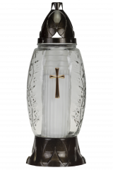 Znicz nagrobkowy Luks 30cm 