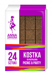 Kostka do rozpalania Anna Zaradna picnic&party brązowa 24szt 
