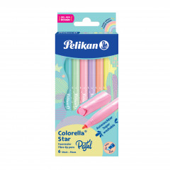 Pelikan flamastry colorella C302 6 sztuk Pastell etui - bilster