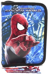 Piórnik jednokomorowy bez wyposażenia (2 klapki) amazing spider-man 