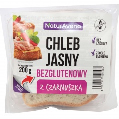 Chleb jasny bez glutenu z czarnuszką 