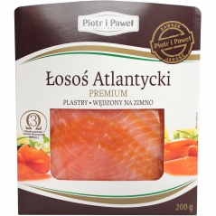 Łosoś plastry premium . 