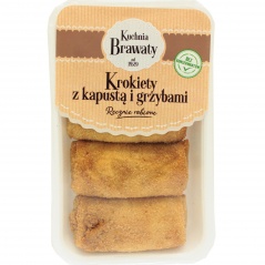 Krokiety z kapustą grzybami 