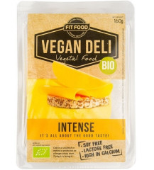 Produkt wegański vegan deli bio plastry smak cheddar 