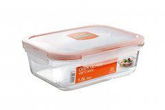 Pojemnik żaroodporny szklany prost. 1l 