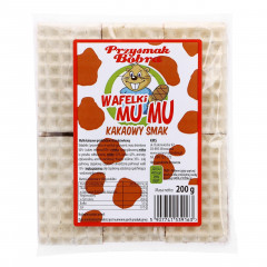 Wafelki Przysmak Bobra Mu Mu smak kakaowy 