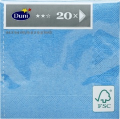 Serwetki pacific niebieskie 3w 24x24cm 