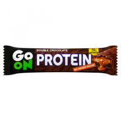 Baton proteinowy Go On double chocolate 