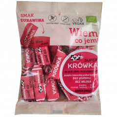 Ekologiczna krówka żurawinowa bezmleczna bio 