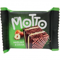 Wafelek orzechowo-kakaowy My Motto 