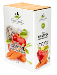 Sok NFC jabłkowo-marchwiowy 100% Dolina Czerska 3L