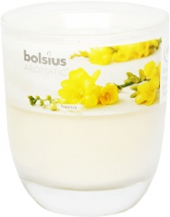 Świeca w szkle frezja 