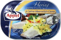 Filety śledziowy Appel w sosie śmietanowo-chrzanowym