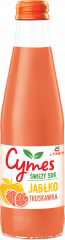 Sok Cymes świeży jabłkowy z sokiem truskawkowym butelka 