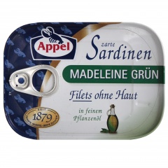 Filet z sardynek bez skóry 