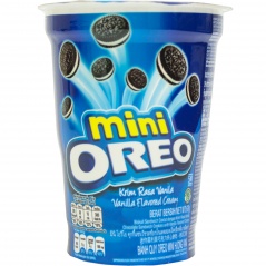 Oreo mini strawberry flavored creme 