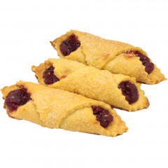 Ciastka rożki malina półfrancuska kg 