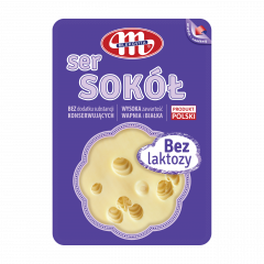 Mlekovita Ser Sokół bez laktozy dojrzewający plastry 150g