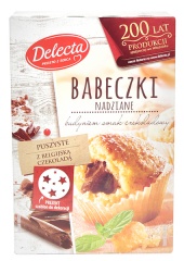 Babeczki nadziane budyniem o smaku czekoladowym 315g Delecta