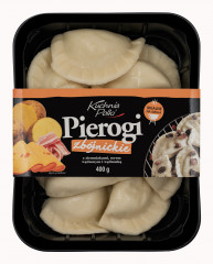 Pierogi zbójnickie z ziemniakami, serem wędzonym i wędzonką 400 g KUCHNIA POLKI