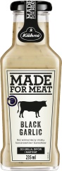 Sos made for meat black garlic 